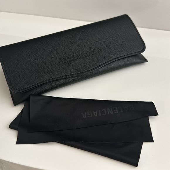 Balenciaga Black Square Sunglasses main image 4